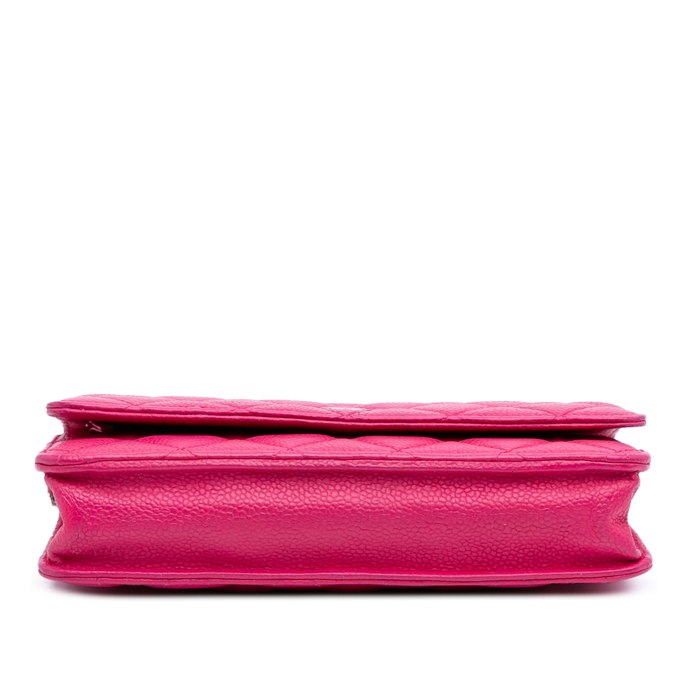 Pre-Loved Chanel Classic Caviar Wallet On Chain - Picture 3 of 11